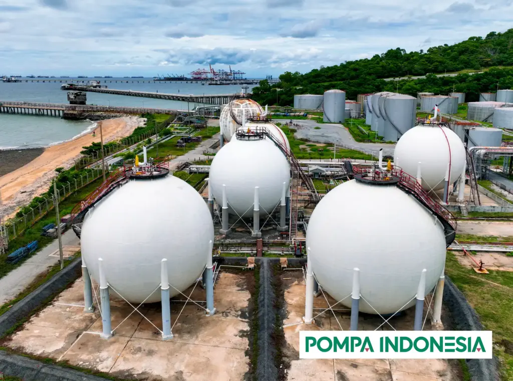 pompaindonesia lng storage
